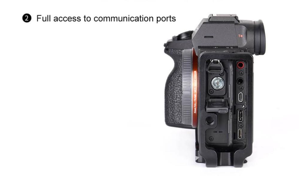 Sunwayfoto Sunwayfoto L-Bracket for Sony A7R IV & A9II med QD-uttak