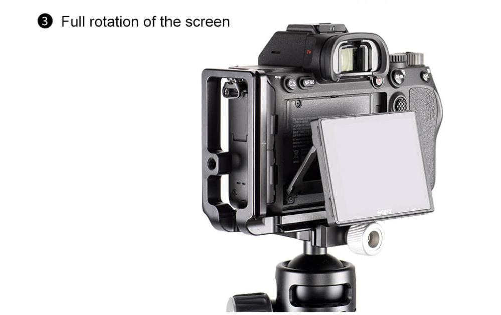 Sunwayfoto Sunwayfoto L-Bracket for Sony A7R IV & A9II med QD-uttak