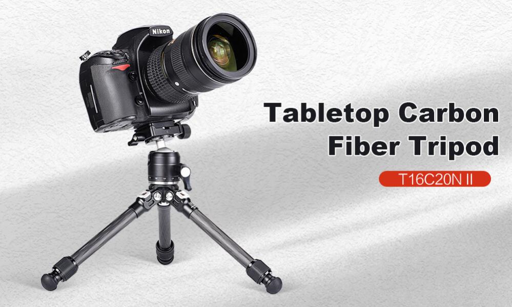 Sunwayfoto Sunway foto T16C20N II Ministativ laget av karbonfiber justerbar 41-275mm