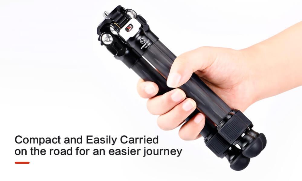 Sunwayfoto Sunway foto T16C20N II Ministativ laget av karbonfiber justerbar 41-275mm