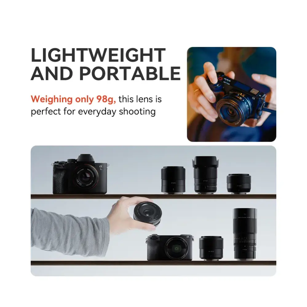 TTArtisan 7Artisans AF 27mm f/2.8 objektiv APS-C for Sony E