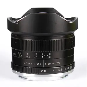 7Artisans 7Artisans 7.5mm f/2.8 II Fisheye-objektiv APS-C for Canon EOS M