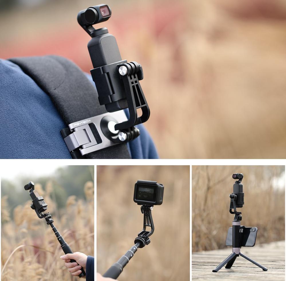  Adapterfeste for DJI Osmo Pocket med GoPro-kompatibilitet Rask levering fra Sverige.