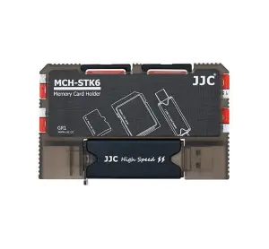 JJC JJC Minnekortholder & kortleser for 2xSD 4XMSD