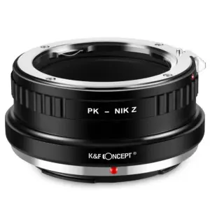 K&F Concept K&F Concept Objektivadapter till Pentax K objektiv for Nikon Z kamerahus