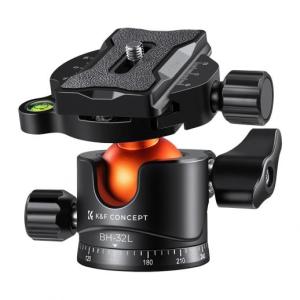  K&F Concept BH-32L kulehode med panoramaindeksering for kamerastativ, 12 kg Rask levering fra Sverige.