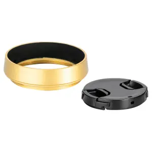 JJC JJC Solblender & objektivdeksel for Leica Q-serien Q3 Q2 Q1 gull