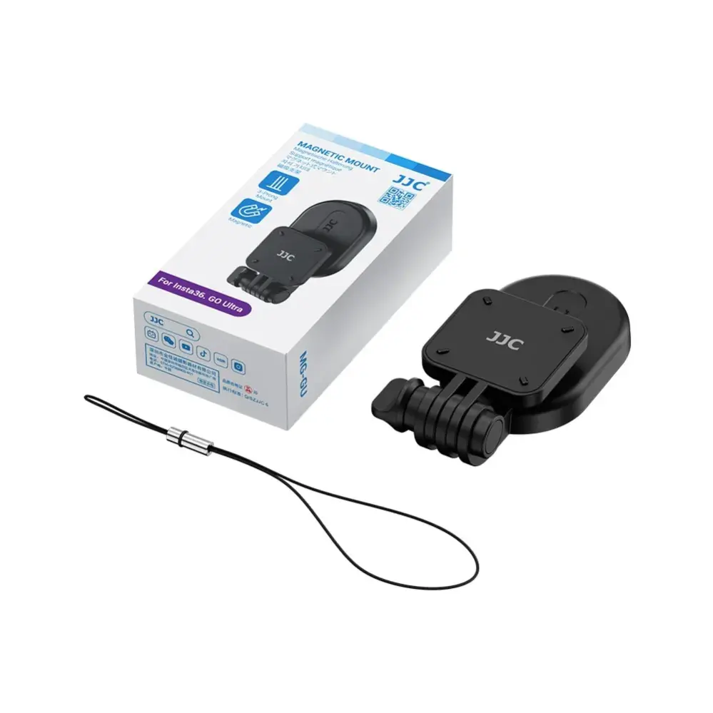  JJC MG-GU magnetisk feste for Insta360 GO Ultra – 180° justerbar Rask levering fra Sverige.