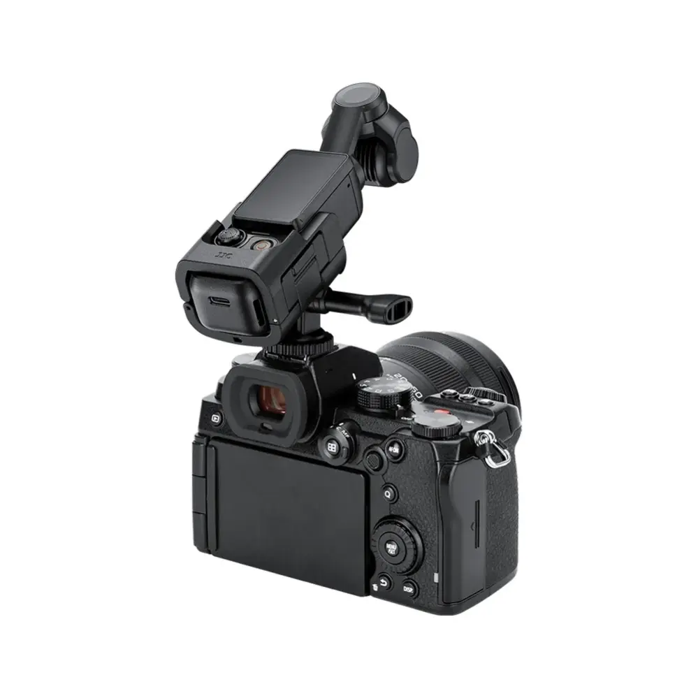  JJC HSC-OP3 blitsskoadapter for DJI Osmo Pocket 3 og Pocket 4 Rask levering fra Sverige.