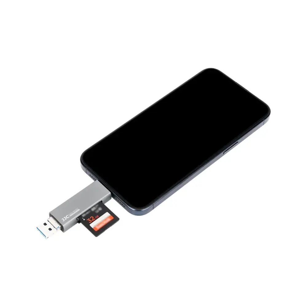  JJC CR-UTC3II USB 3.0 minnekortleser for SD & microSD Rask levering fra Sverige.