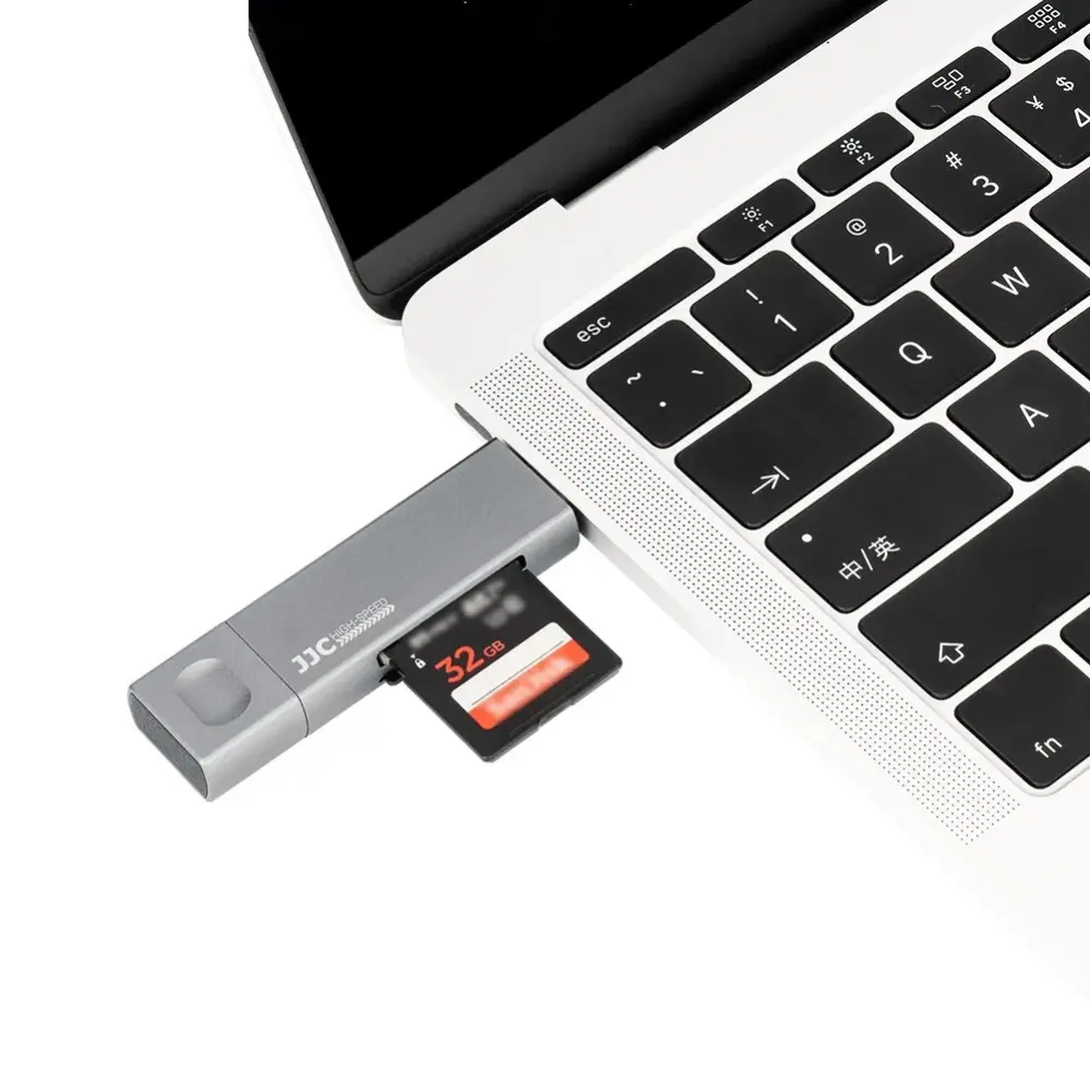  JJC CR-UTC3II USB 3.0 minnekortleser for SD & microSD Rask levering fra Sverige.