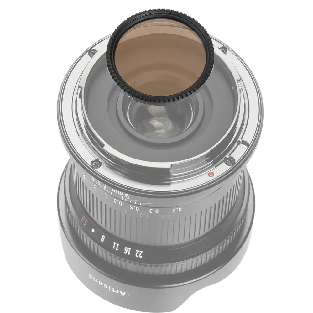  7Artisans ND64 bakre filter för 9mm f/5.6 objektiv Rask levering fra Sverige.