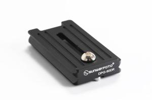  Sunwayfoto DPG-80DR Hurtigplate 80 mm Arca-Swiss med kantstøtte Rask levering fra Sverige.