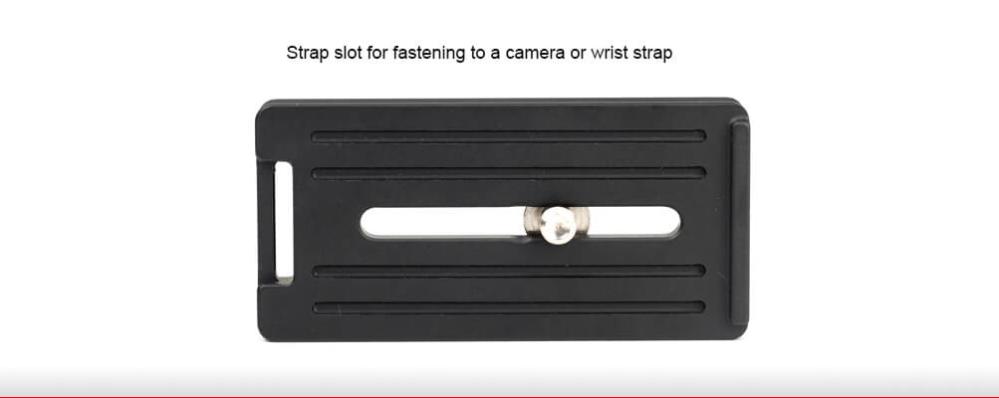 Sunwayfoto Sunwayfoto DPG-80DR Hurtigplate 80mm Arca Swiss med kantstøtte