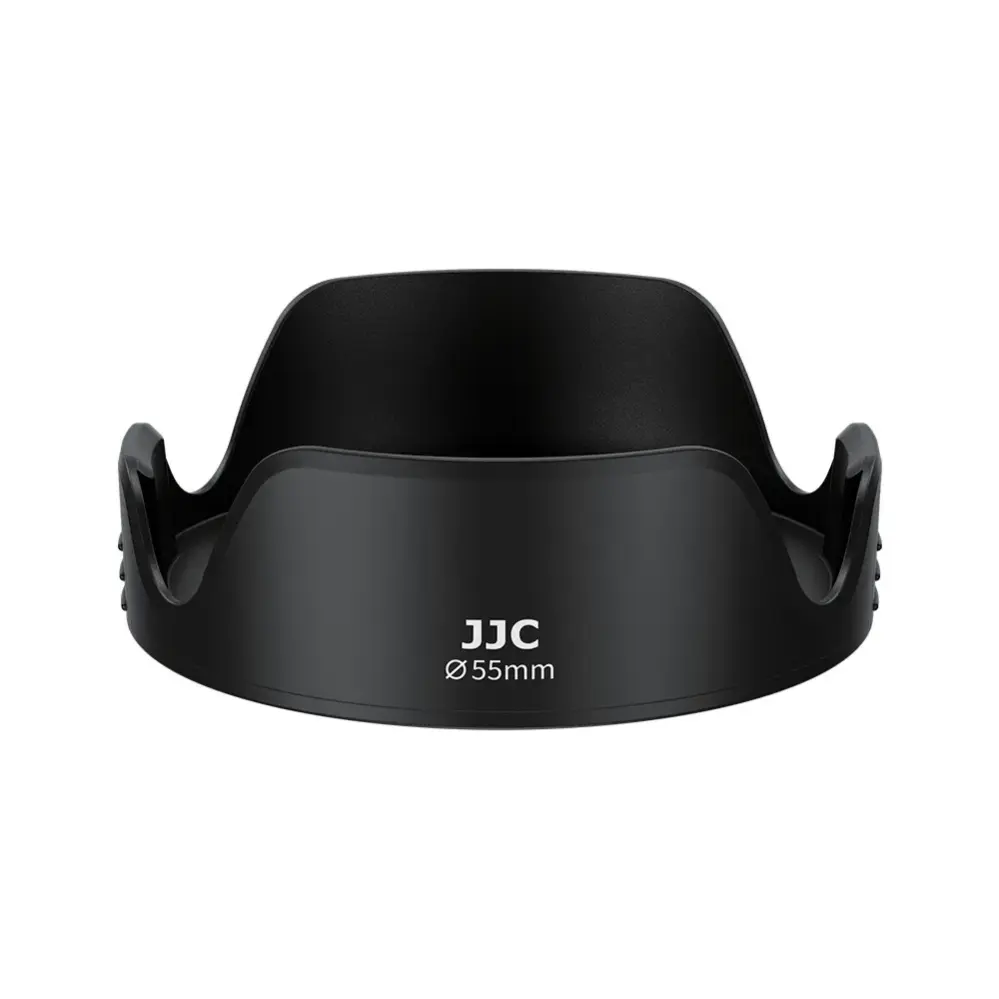  JJC LH-Q55 solblender med adapterring – beskytter mot strølys og støt Rask levering fra Sverige.