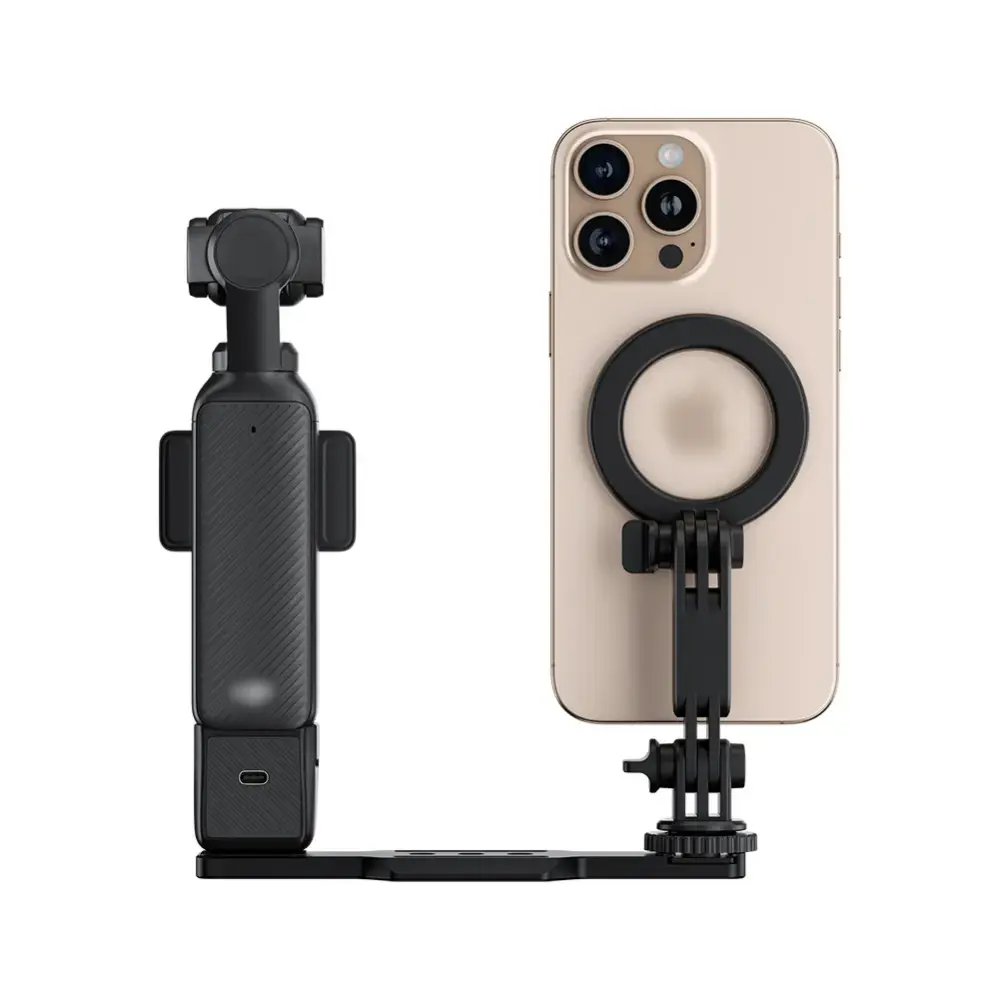  JJC HG-CS1 magnetfeste og cold shoe-forlenger for DJI Osmo Pocket 3 Rask levering fra Sverige.