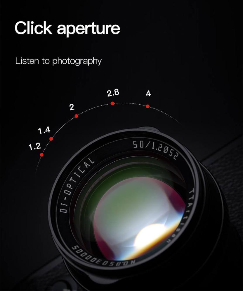 TTArtisan TTArtisan 50mm f/1.2 objektiv APS-C for Nikon Z