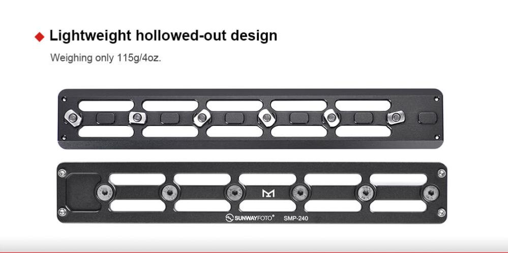  Sunwayfoto smp-240 adapterplatta for arca och m-lok Rask levering fra Sverige.