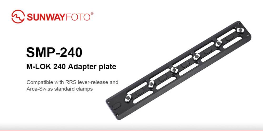  Sunwayfoto smp-240 adapterplatta for arca och m-lok Rask levering fra Sverige.