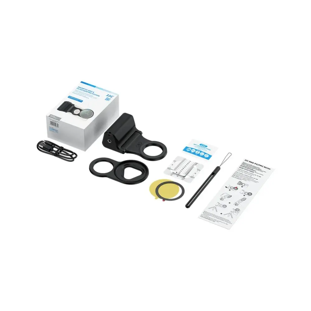  JJC MSG-PM2 BLACK magnetisk håndgrep og filteradapter for iPhone Pro Max Rask levering fra Sverige.