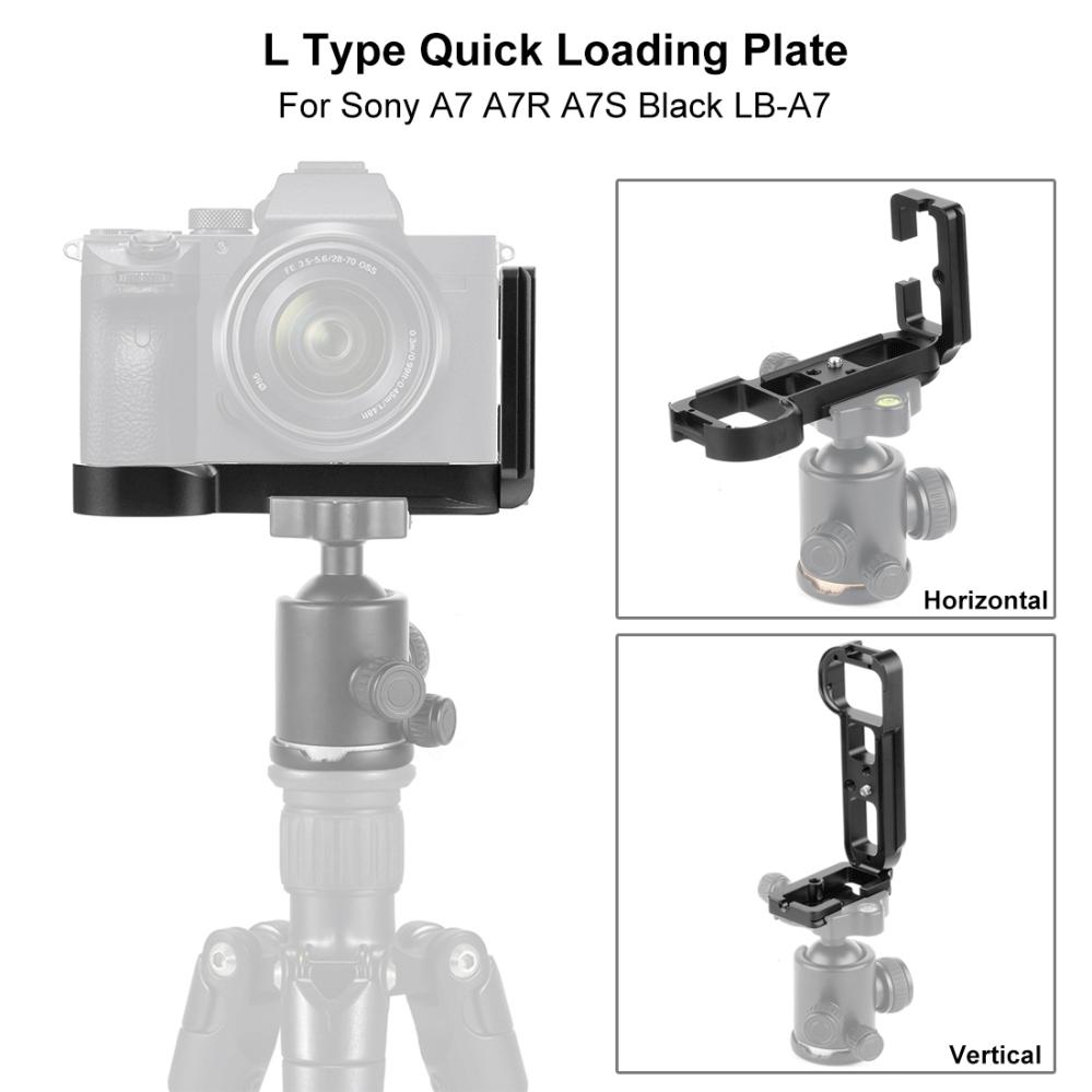  Puluz L-Bracket for Sony A7R/A7/A7S Rask levering fra Sverige.