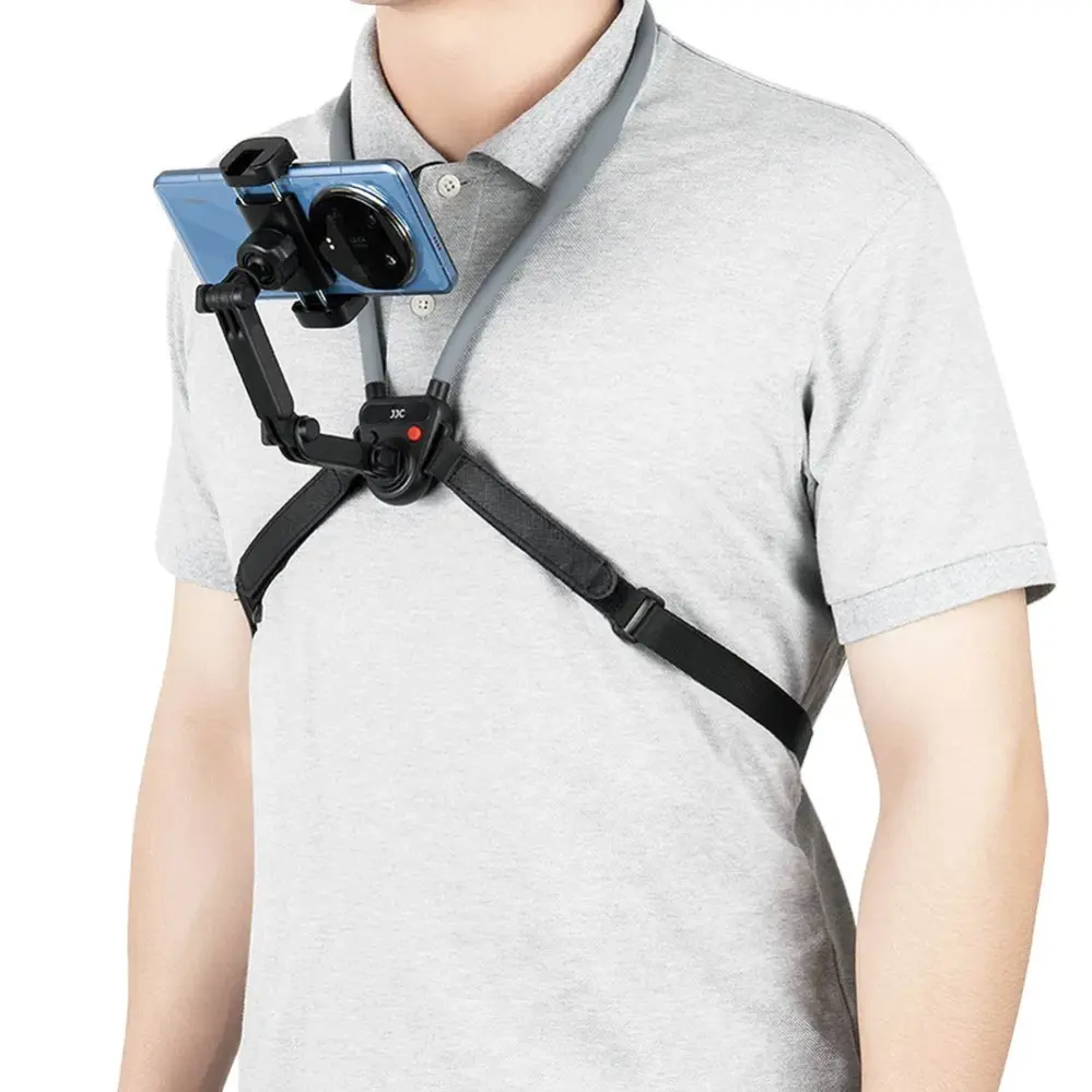  JJC MNM-UN1 BLACK nakkeholder for actionkamera og mobil Rask levering fra Sverige.