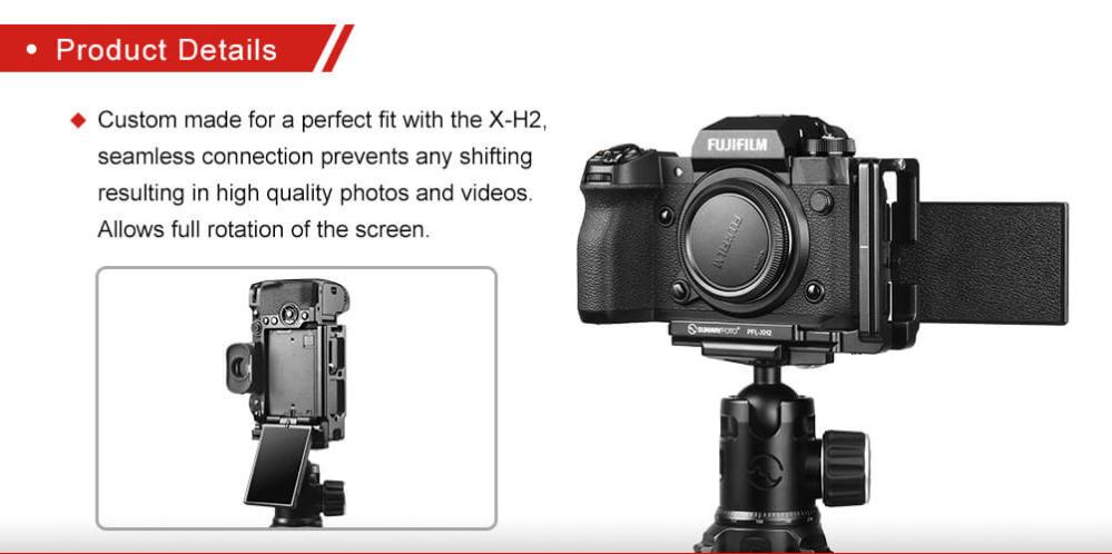 Sunwayfoto Sunwayfoto l-bracket for Fujifilm x-h2/X-H2s