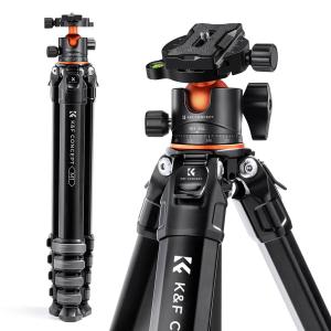  K&F Concept Kamerastativ med Panorama tilt swivel 163cm Rask levering fra Sverige.