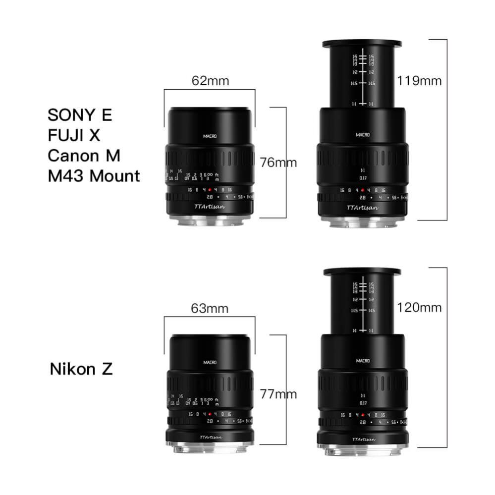 TTArtisan TTArtisan 40mm f/2.8 Makroobjektiv APS-C for Nikon Z