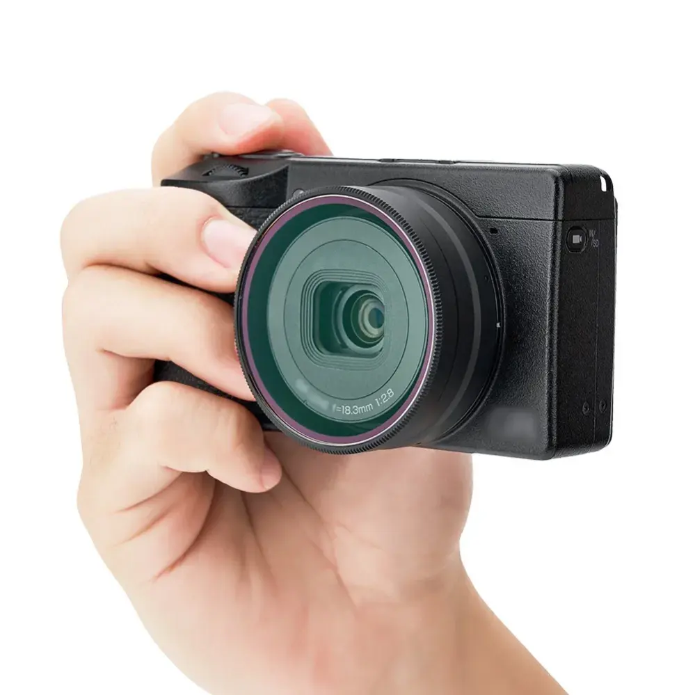  JJC F-WG4 UV-filter med multicoating for Ricoh GR IV Rask levering fra Sverige.
