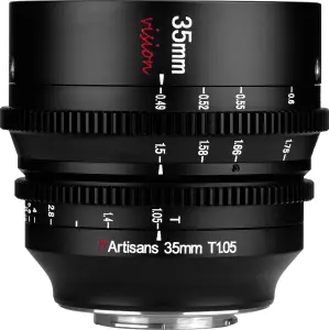 7Artisans 7Artisans 35mm T 1.05 Vision Cinema objektiv APS-C for Fujifilm X