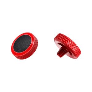  JJC Deluxe lukkerknapp - r&oslash;d og svart Rask levering fra Sverige.