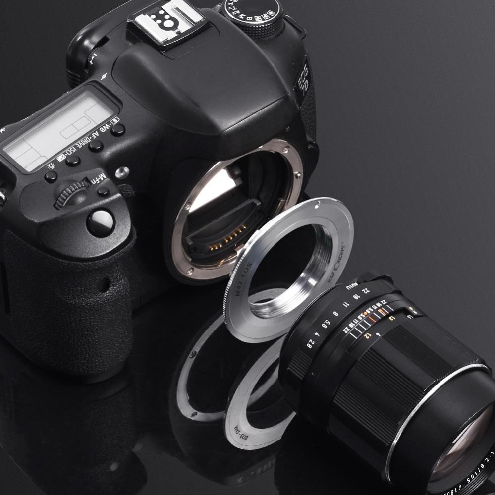 K&F Concept K&F Concept Objektivadapter till M42 objektiv for Canon EOS kamerahus