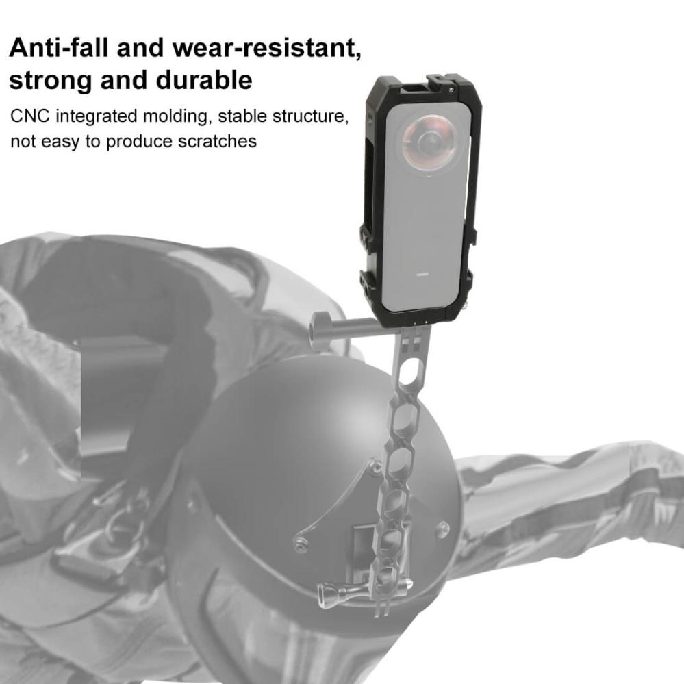  Puluz kamerabur for Insta360 ONE X2 med blitsskofester og stativadapter Rask levering fra Sverige.