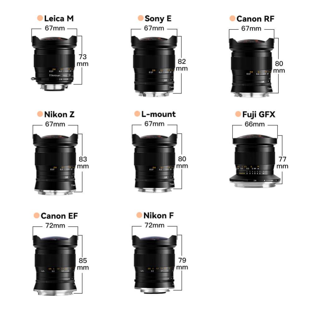 TTArtisan TTArtisan 11mm f/2.8 Fisheye-objektiv Fullformat for Nikon Z