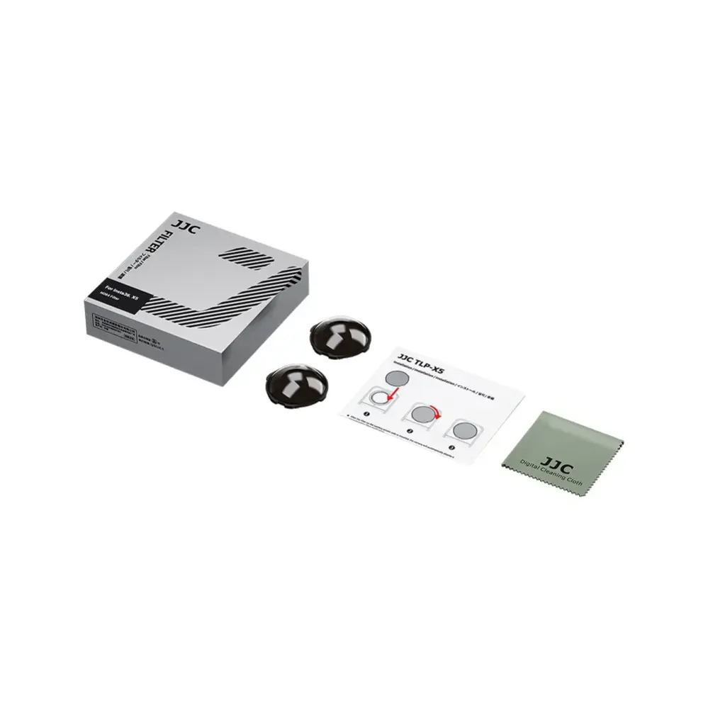  JJC TLP-X5ND64 ND64-filter for Insta360 X5 (2-pakning) Rask levering fra Sverige.