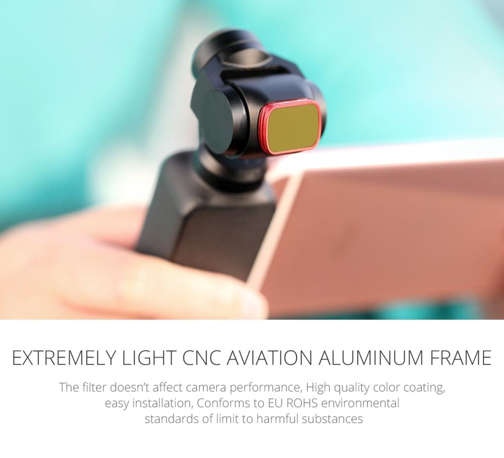  PGYTECH dykkerfiltersett Pro for Osmo Pocket Rask levering fra Sverige.