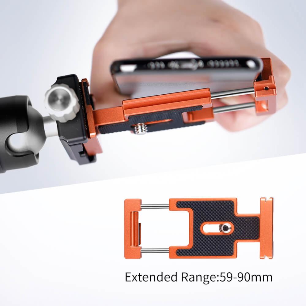 K&F Concept Mobilholder & Quick plate Arca Swiss standard i aluminium Rask levering fra Sverige.