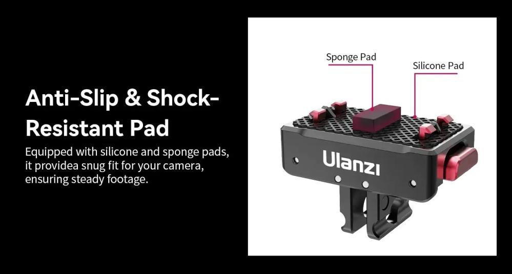  Ulanzi IN-01 magnetisk hurtigfeste for Insta360 actionkameraer Rask levering fra Sverige.