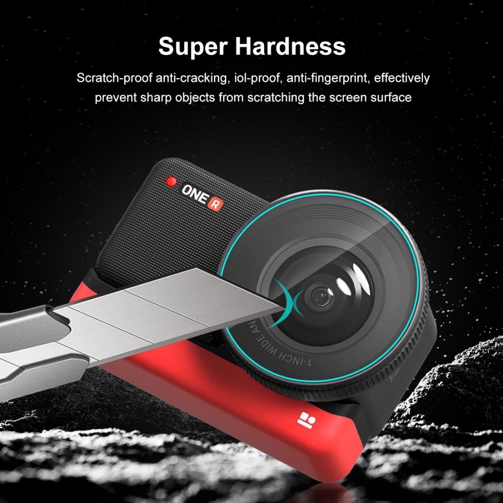  Puluz Skjermbeskytter 3-i-1 for Insta360 One RS i herdet glass Rask levering fra Sverige.