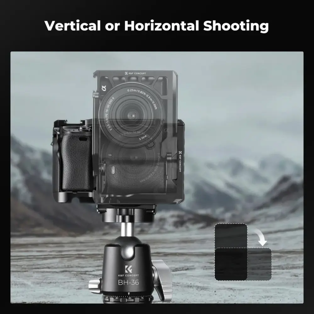  K&F Concept kamerabur for Sony A6000/A6300/A6400/A6500 Rask levering fra Sverige.