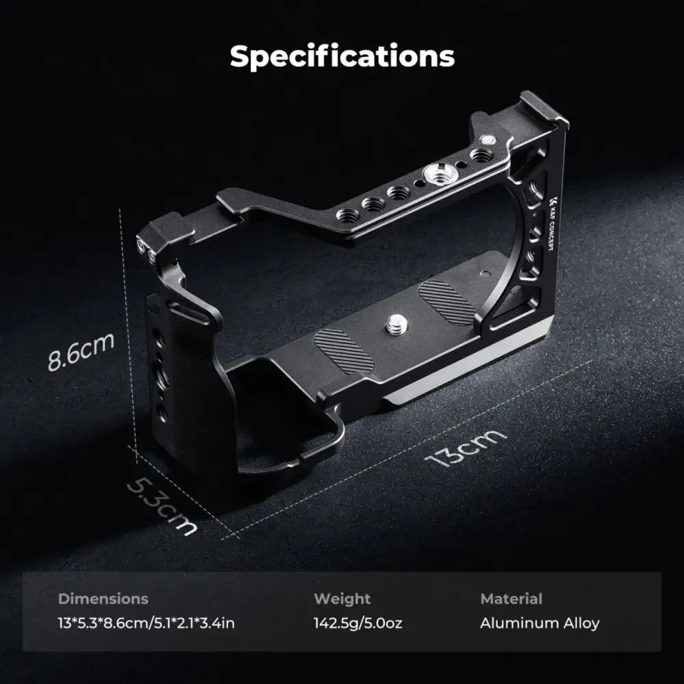  K&F Concept kamerabur for Sony A6000/A6300/A6400/A6500 Rask levering fra Sverige.