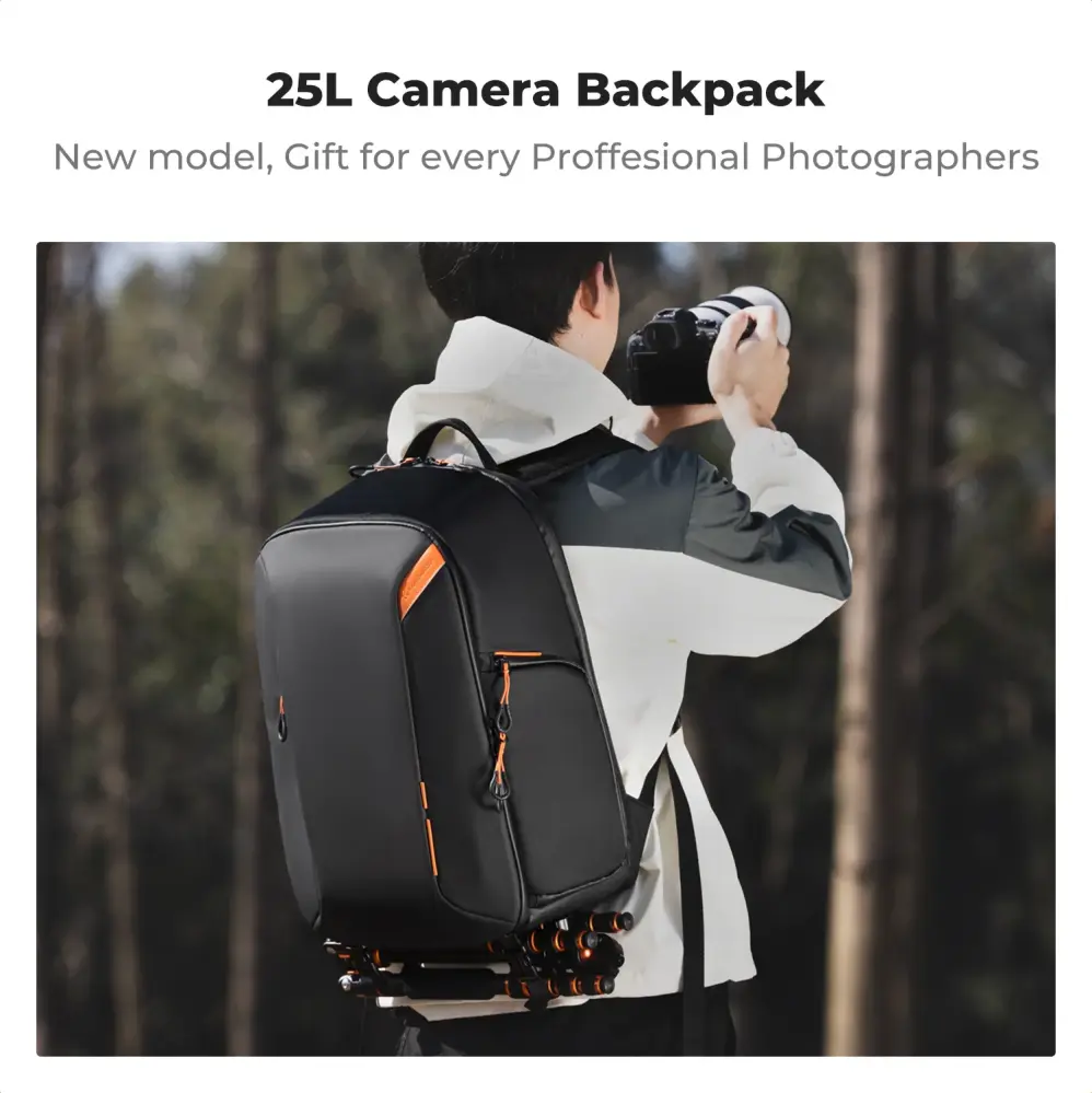  K&F Concept kameraryggsekk 25L – sikker, smart og romslig for fotoreiser Rask levering fra Sverige.