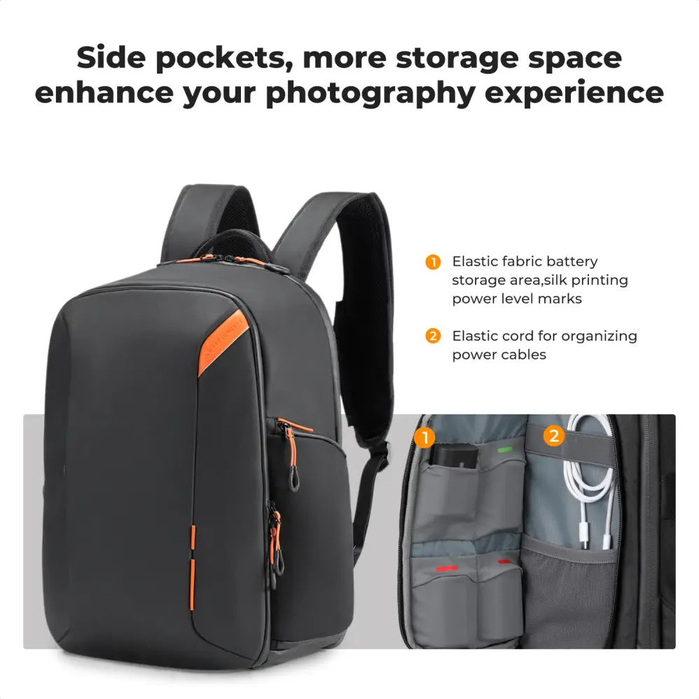  K&F Concept kameraryggsekk 25L – sikker, smart og romslig for fotoreiser Rask levering fra Sverige.