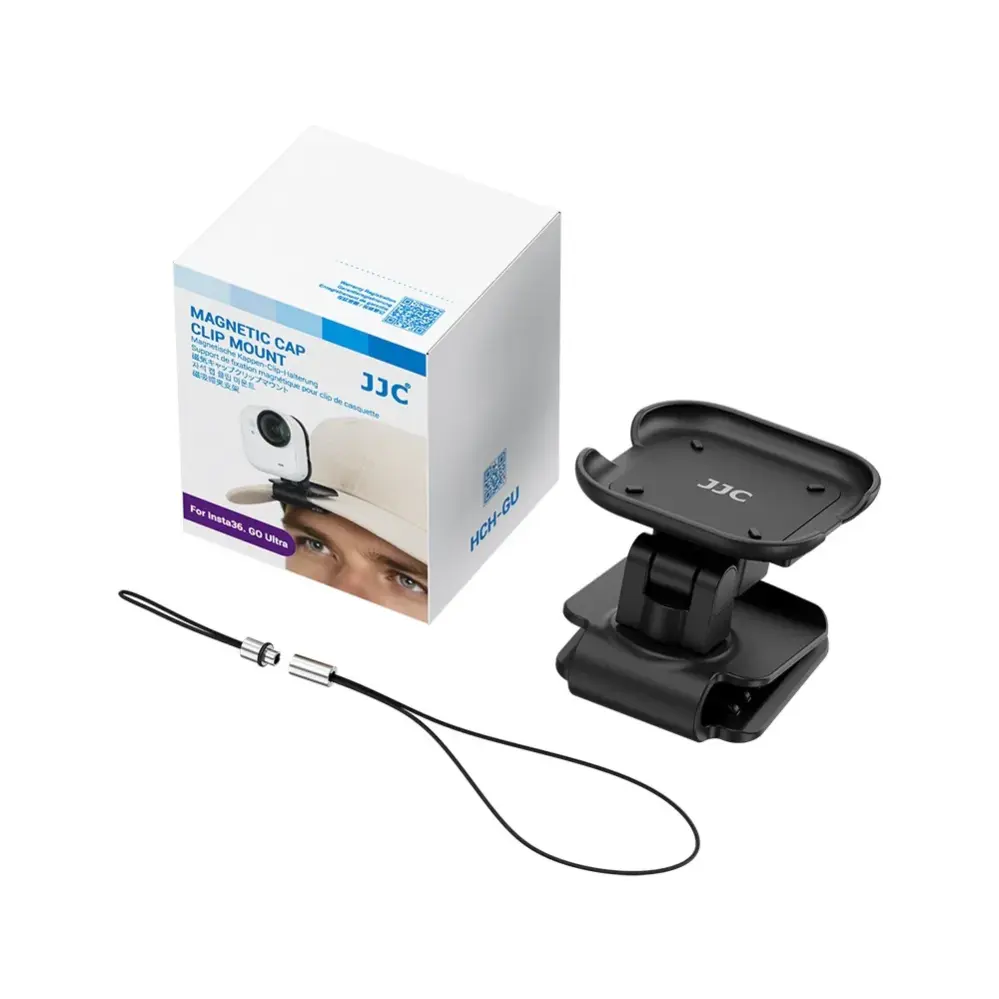  JJC Magnetisk capsfeste med klemme for Insta360 GO Ultra Rask levering fra Sverige.
