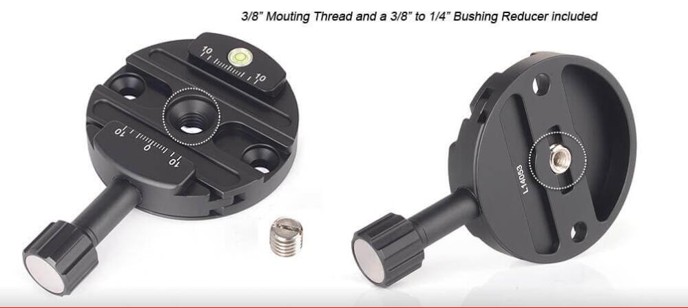  Sunwayfoto DDY-64iL hurtigkoblingsfeste med lang låseratt Rask levering fra Sverige.