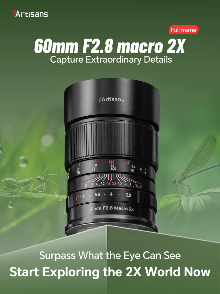 7Artisans 7Artisans 60mm f/2.8 Makroobjektiv 2x Fullformat for Nikon Z