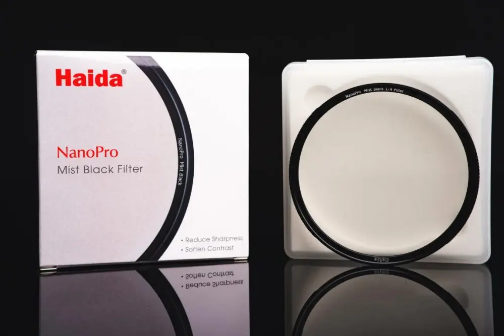 Haida NanoPro Mist Black 1/4 Filter – filmatisk preg & mykere lys Rask levering fra Sverige.