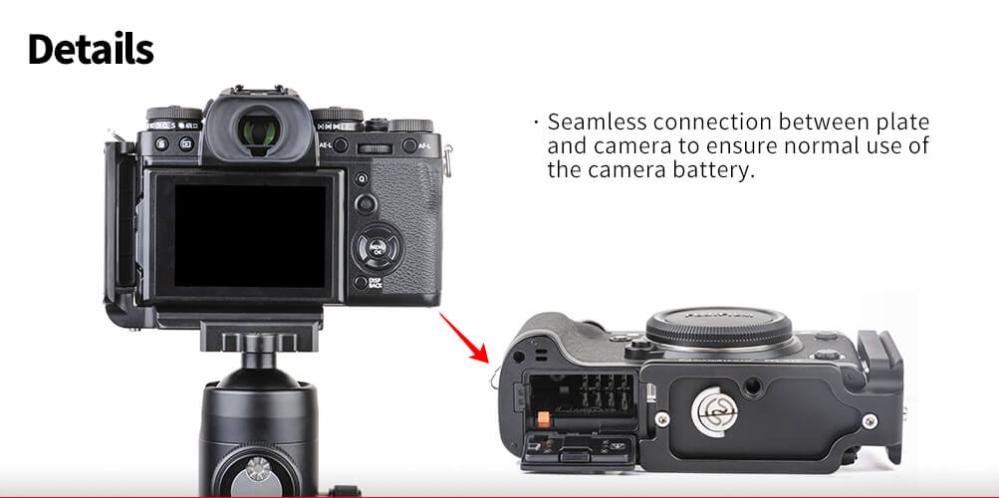 Sunwayfoto Sunwayfoto l-bracket for Fujifilm X-T3