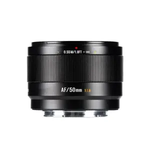  7Artisans Lite Series AF 50mm f/1.8 objektiv for Fujifilm X APS-C Rask levering fra Sverige.